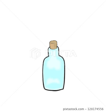 Small bottle, jar, simple Small bottle, jar, simple 128174556
