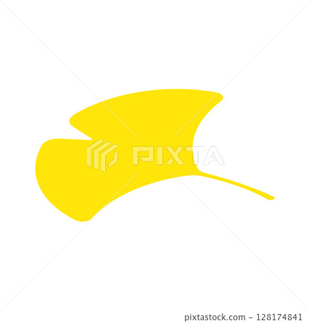 Ginkgo leaf vector illustration_19 128174841