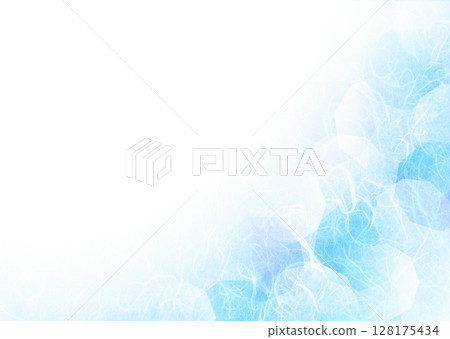 Round pattern on fluffy washi paper 128175434