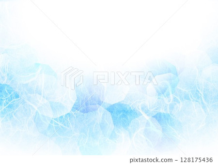 Round pattern on fluffy washi paper 128175436