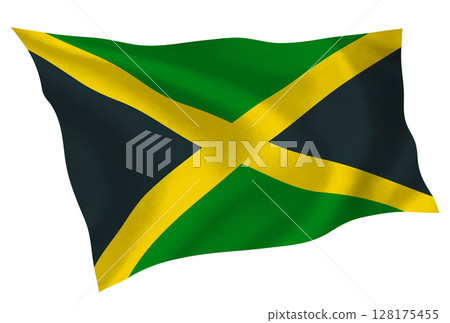 Jamaica country flag silk icon 128175455