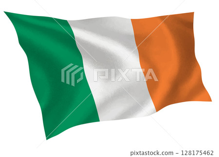 Ireland country flag silk icon 128175462