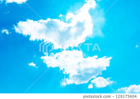  Blue sky and clouds 128175604