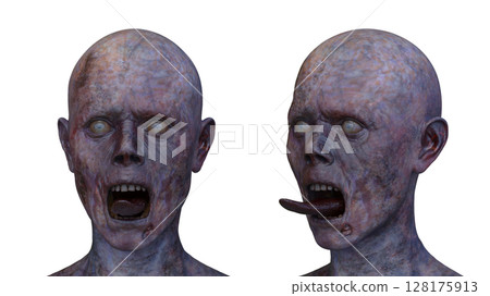 男性殭屍臉 128175913