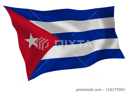 Cuba country flag silk icon 128175983