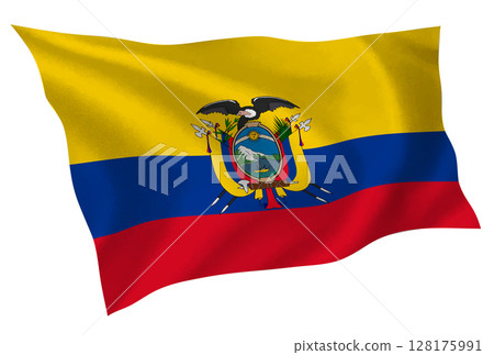 Ecuador country flag silk icon Ecuador country flag silk icon 128175991