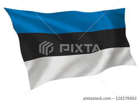 Estonia country flag silk icon 128176002