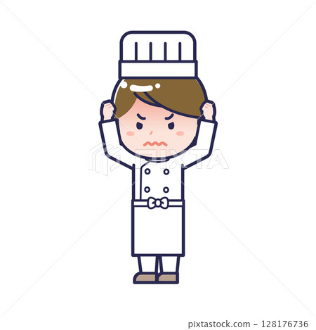 廚師/對角線/女性 27 128176736