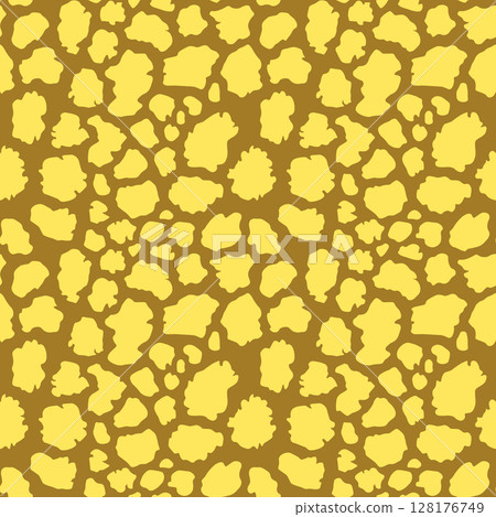 Abstract modern giraffe seamless pattern. Animals trendy background. Colorful decorative vector stock illustration for print, card, postcard, fabric, textile. Modern ornament of stylized skin Abstract modern giraffe seamless pattern. Animals trendy background. Colorful decorative vector stock illustration for print, card, postcard, fabric, textile. Modern ornament of stylized skin 128176749
