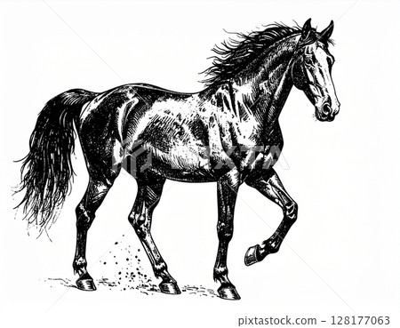 馬生肖AI代賀年卡 馬生肖AI代賀年卡 128177063