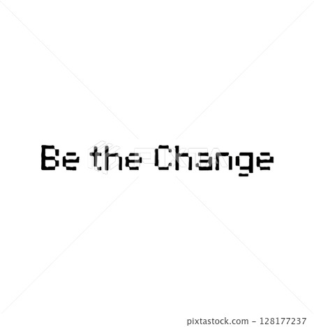 像素字體-改變- 128177237