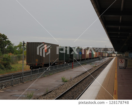 The last train passes by - Townsville Station, the afterglow of the rain The last train passes by - Townsville Station, the afterglow of the rain 128178748