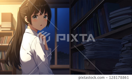 尋找一本書的女人 128178861