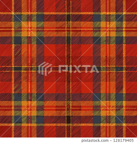 seamless tartan plaid background pattern with traditional colors. vector illustration. seamless tartan plaid background pattern with traditional colors. vector illustration. 128179405