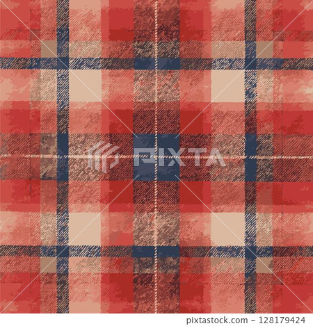 seamless tartan plaid background pattern with traditional colors. vector illustration. 128179424