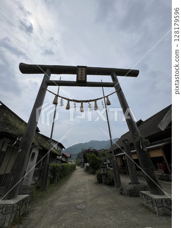First Torii of Takakura Shrine (Ouchi Shrine) in Fukushima Prefecture First Torii of Takakura Shrine (Ouchi Shrine) in Fukushima Prefecture 128179596
