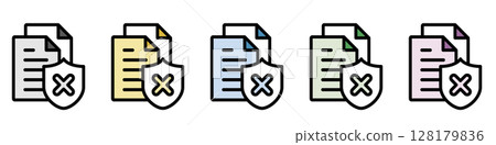 插圖圖示素材集:文件檔120 插圖圖示素材集:文件檔120 128179836