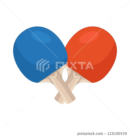 Illustration of Ping pong paddle Illustration of Ping pong paddle 128180539
