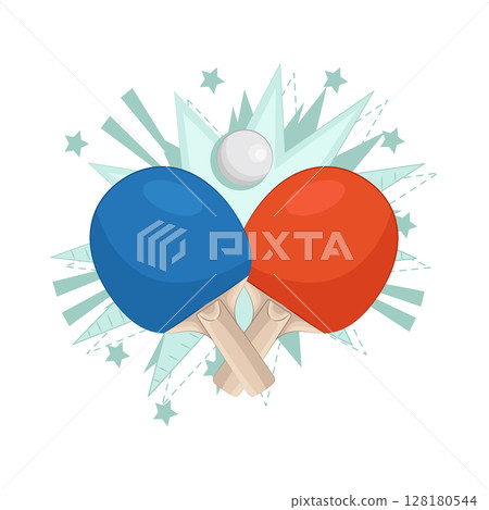 Illustration of Ping pong 128180544