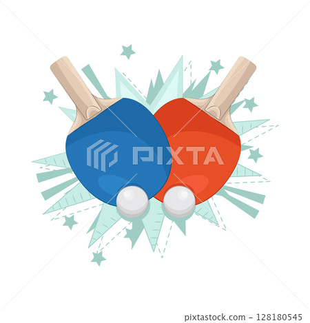 Illustration of Ping pong Illustration of Ping pong 128180545
