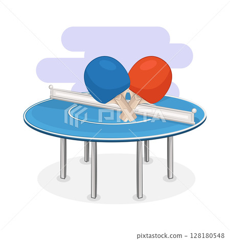 Illustration of Ping pong Illustration of Ping pong 128180548