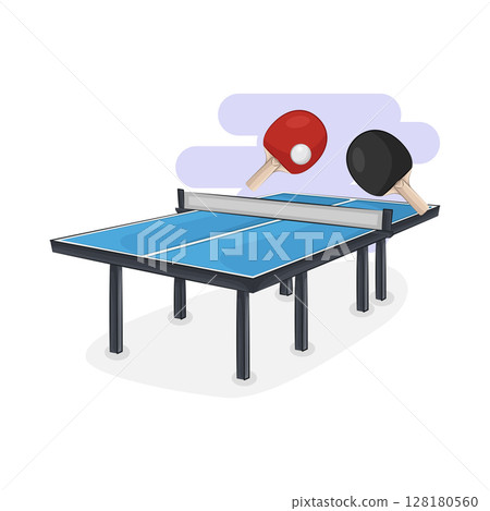 Illustration of Ping pong  128180560