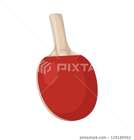 Illustration of Ping pong paddle 128180562
