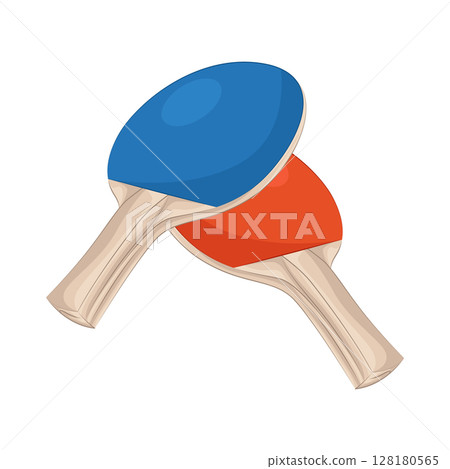 Illustration of Ping pong paddle Illustration of Ping pong paddle 128180565