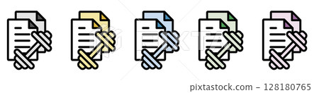 Illustration icon material set: Sports file 311 Illustration icon material set: Sports file 311 128180765