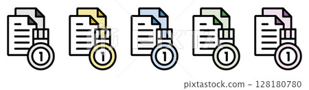 Illustration icon material set: Sports file 326 Illustration icon material set: Sports file 326 128180780