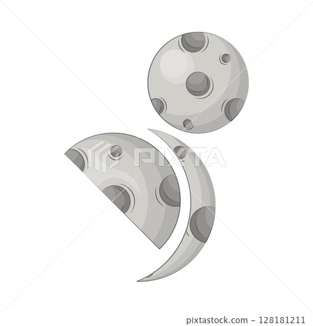 Illustration of Moon Illustration of Moon 128181211