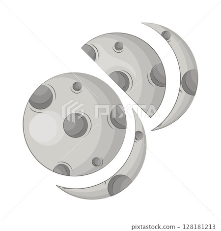 Illustration of Moon Illustration of Moon 128181213