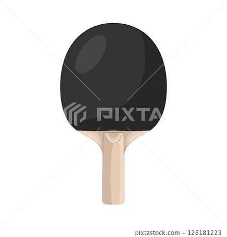 Illustration of Ping pong paddle Illustration of Ping pong paddle 128181223