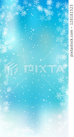 Snow Christmas winter light background 128181523