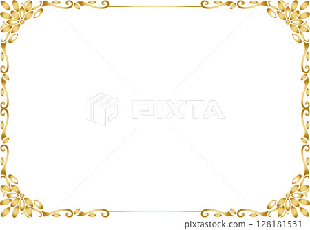 復古書法風格框架材料144<裝飾邊框和裝飾框> 128181531