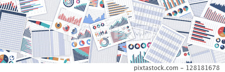 列印有業務資料的多份文檔 128181678