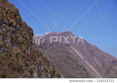Heisei Shinzan of Mount Unzen Fugen from Nita Pass 128181723