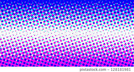Halftone color gradient blue background 128181981