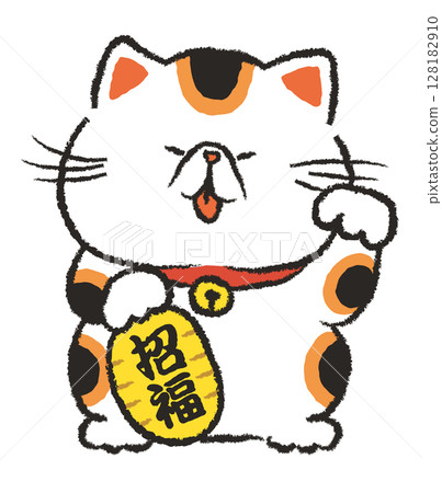 招財貓/異國短毛貓 128182910
