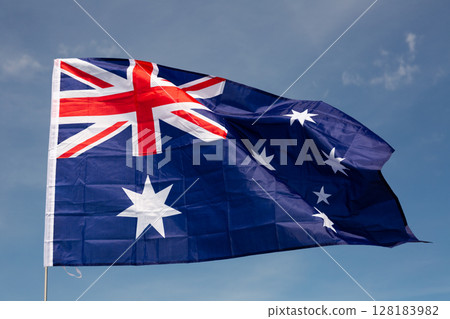 Flag of Australia 128183982