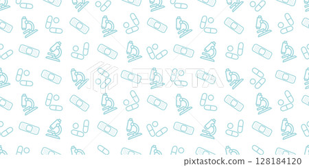 Medical icon seamless pattern/background material 128184120