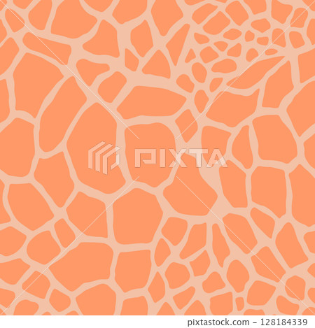 Abstract modern giraffe seamless pattern. Animals trendy background. Colorful decorative vector stock illustration for print, card, postcard, fabric, textile. Modern ornament of stylized skin Abstract modern giraffe seamless pattern. Animals trendy background. Colorful decorative vector stock illustration for print, card, postcard, fabric, textile. Modern ornament of stylized skin 128184339