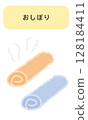 Hand towel picture card - warm or cold 128184411