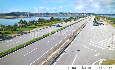 Underwater road of Uruma Underwater road of Uruma 128184437