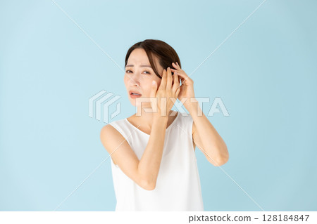 女士、休閒、護髮、煩惱 128184847