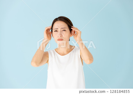 女士、休閒、護髮、煩惱 128184855