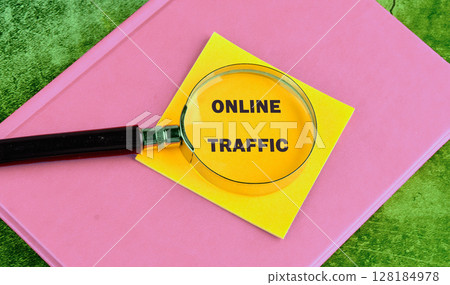 The conceptual text of ONLINE TRAFFIC. A place to copy. Business, technology, internet and networking concept The conceptual text of ONLINE TRAFFIC. A place to copy. Business, technology, internet and networking concept 128184978