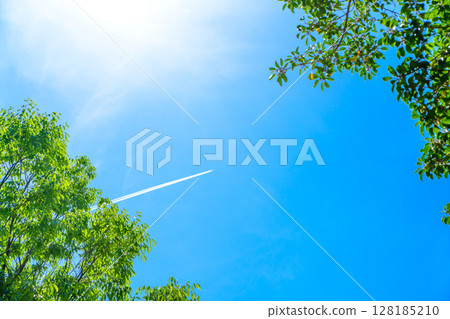 美麗的藍天和新鮮的綠色背景材料,軌跡,框架,背景圖像,背景 美麗的藍天和新鮮的綠色背景材料,軌跡,框架,背景圖像,背景 128185210