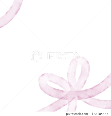 Watercolor antique ribbon background illustration gift ribbon pattern Watercolor antique ribbon background illustration gift ribbon pattern 128185363