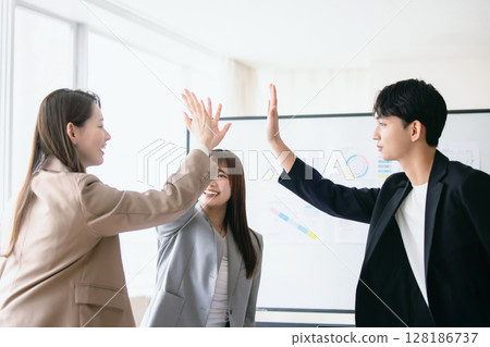 High-touch business person 128186737